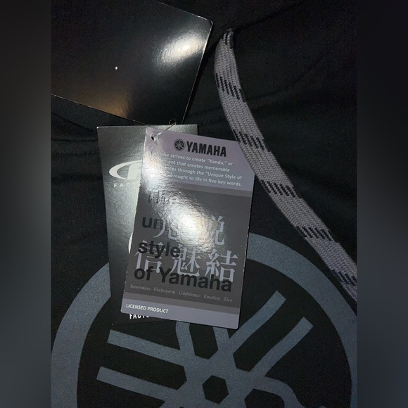 NWT Men’s Size X-LARGE Yamaha Shadow Fleece Pullover Hoodie. - Picture 4 of 7